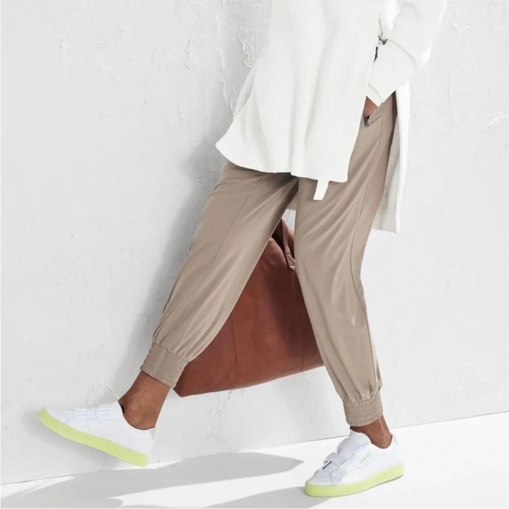Athleta Camden Jogger Pant Drawstring Pull On Women’s 0 Brownstone Beige - Picture 11 of 16